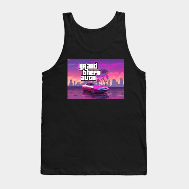 GTA 6 Tank Top by Buff Geeks Art